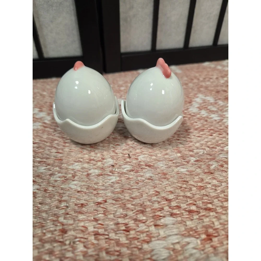 Vintage Ron Gordon Designs Farmcore Chicks In Eggs Salt And Pepper Shakers